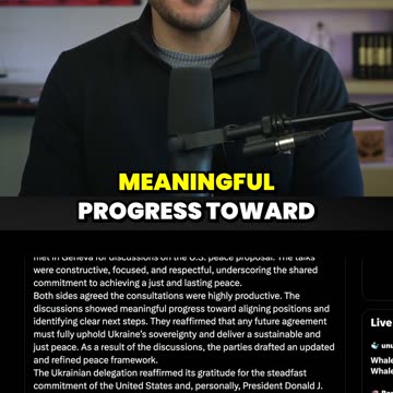 Trump SIGNALS Major Progress on Ukraine Peace