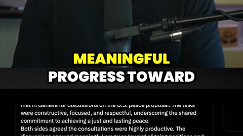 Trump SIGNALS Major Progress on Ukraine Peace