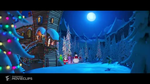 059. The Grinch (2018) - Grinch and the Guard Dog Scene (510) Movieclips