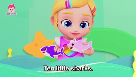 Ten Little Sharks |Nursery Rhymes for Kids | Kids Rhymes