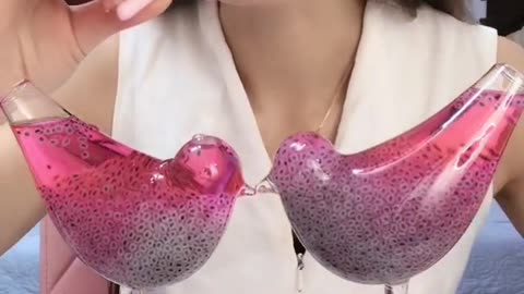 ASMR mukbang ice eating sound