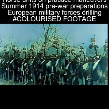 Austro-Hungarian Cavalry Training 1914
