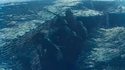 62 - Echoes in the Trenches - WW1 Inspired Trench Music - Colourized Footage