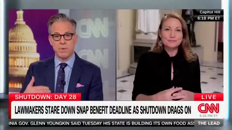 Jake Tapper drops TRUTH NUKE on this Democrat who keeps LYING about gov't shutdown