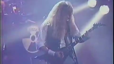 Megadeth’s dream team lineup on the Arsenio Hall Show, 1990, with a modified version of ‘Hangar 18’