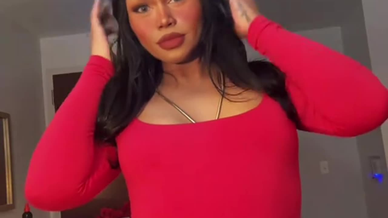 A gentle tgirl in your front