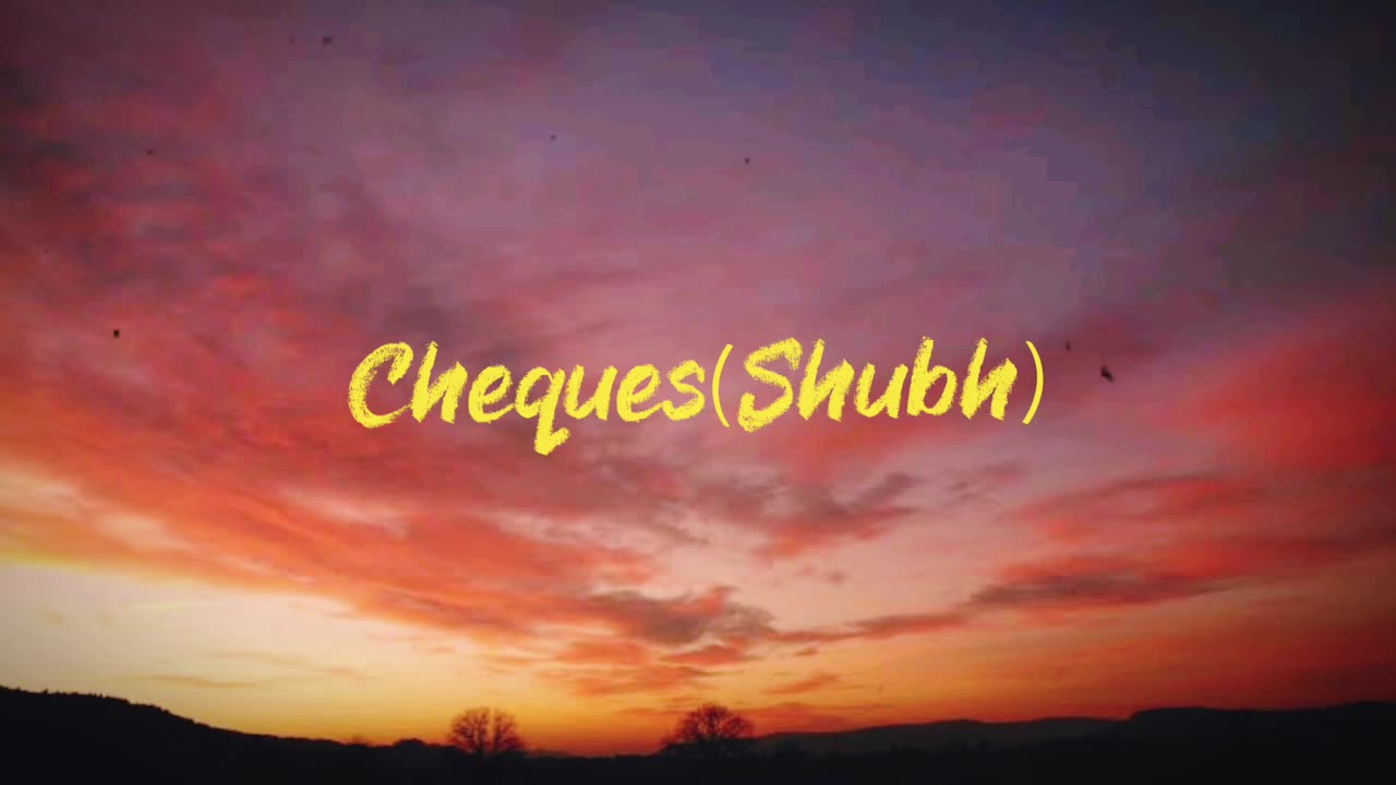 Cheques- (Shubh)