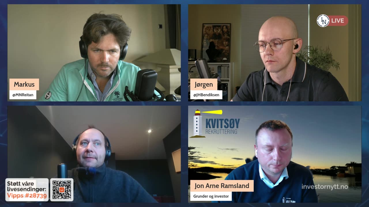 Investornytt Live med Jon Arne Ramsland