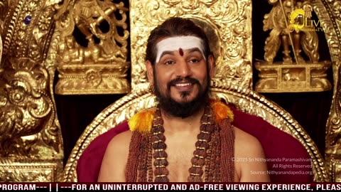 Elevate your consciousness through live darshans from SPH Bhagavan Sri Nithyananda Paramashivam.