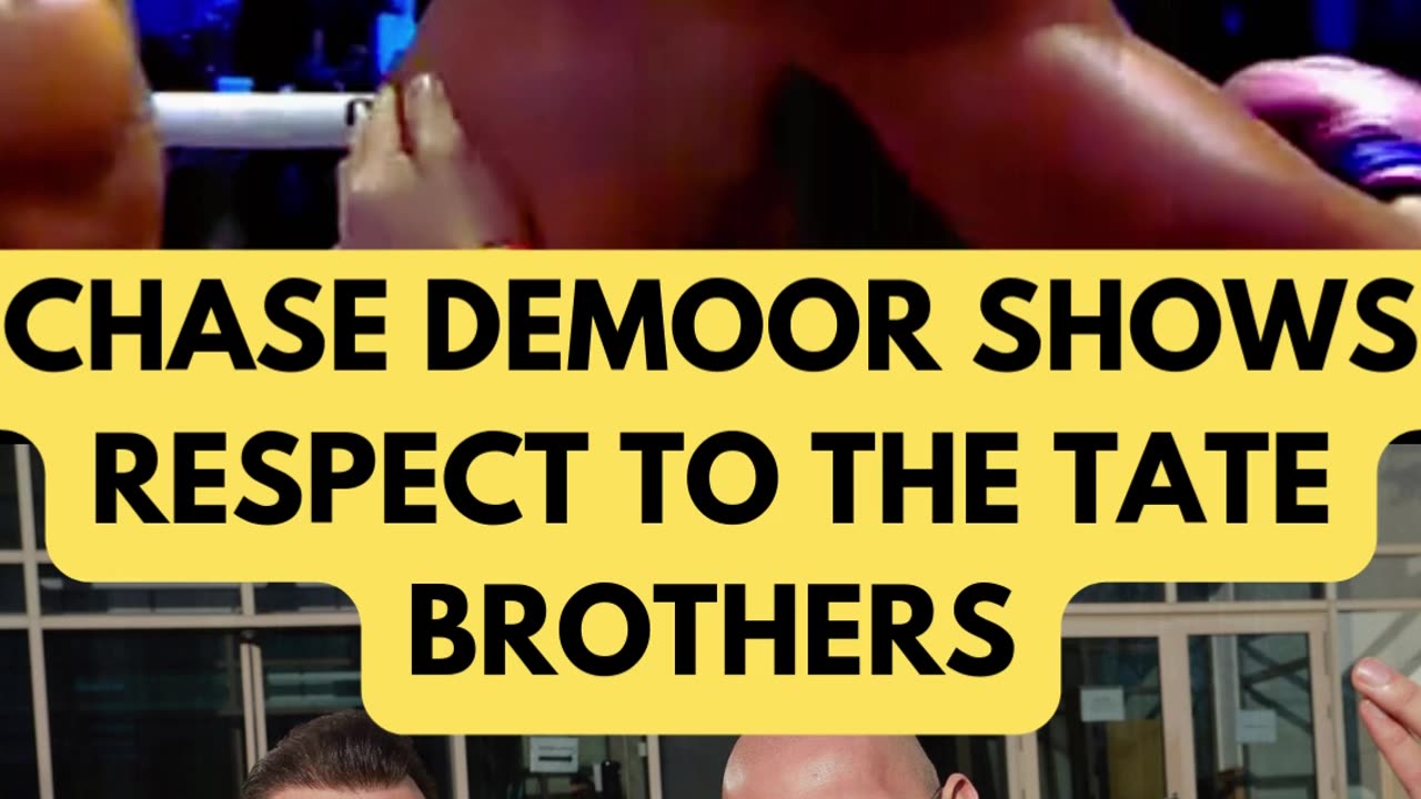 Chase Demoor is a respectful Heavyweight Champion.