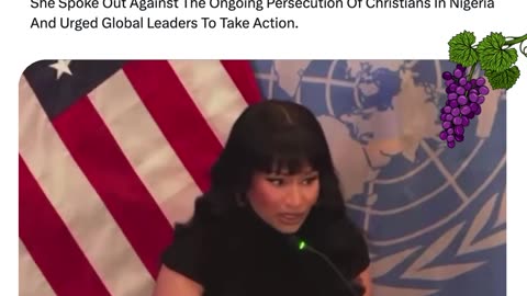 Nicki Minaj Urges United Nations To Act Against The Persecution Of Christians In Nigeria.