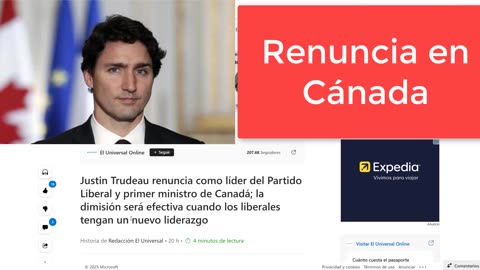 Justin Trudeau renuncia