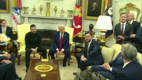 Trump-Zelenskyy meeting gets heated: FULL VIDEO