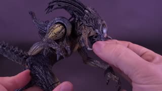 NECA AVPR Alien Vs Predator Requiem Predalien Hybrid Open Mouth Variant Review