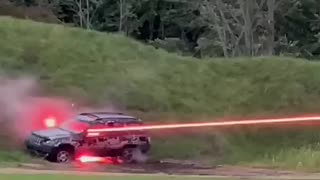 Breaking: M 134 MINI GUN SHOOTING TRACERS IN TO CAR #callofduty #n134#vi
