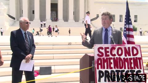 Rep. Thomas Massie Defends Gun Rights at Supreme Court Rally