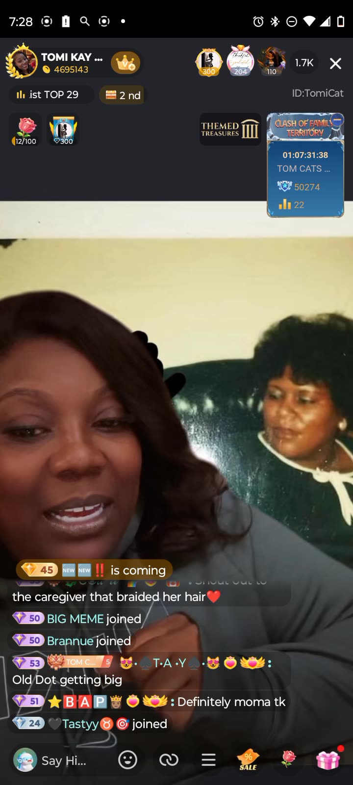 Tomi mom is found, Tomi joins oak agency girls wanna know why not Llama