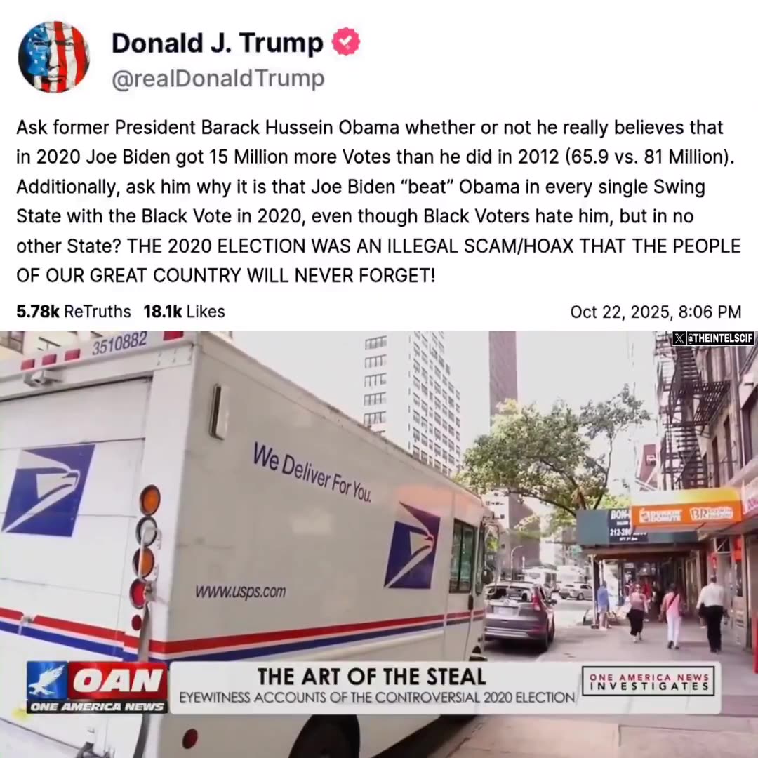 TRUMP drops post about the 2020 STOLEN Election and reveals that...