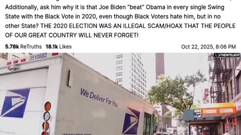 TRUMP drops post about the 2020 STOLEN Election and reveals that...