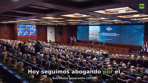 Putin: Rusia siempre ha buscado soluciones diplomáticas a los conflictos