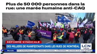 MARÉE NOIRE ANTI-CAQ: 50 000 COLLABOS EN COLÈRE CONTRE L'URSS 2.0