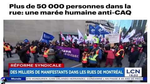 MARÉE NOIRE ANTI-CAQ: 50 000 COLLABOS EN COLÈRE CONTRE L'URSS 2.0