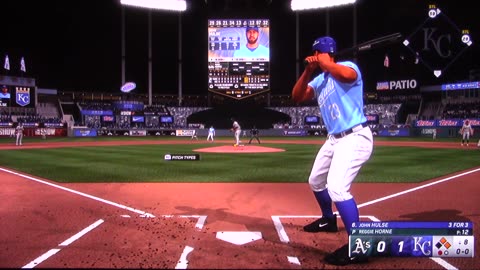 MLB The Show: Kansas City Royals vs Oakland Athletics (S23 ALCS G1)