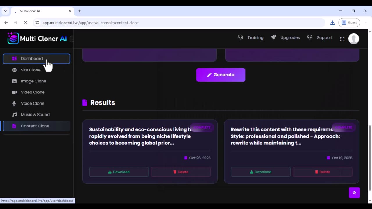 Multicloner ai demo: Tap Into the $13.4B Website Cloning Surge with MultiCloner AI