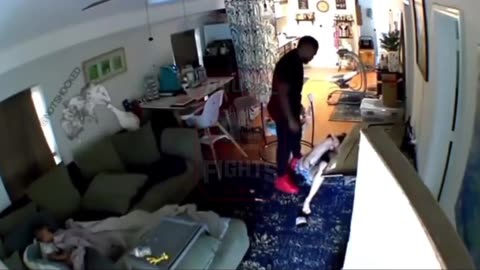 NFL RB Zac Stacy throws and beats his girl with baby present. Caught on tape.