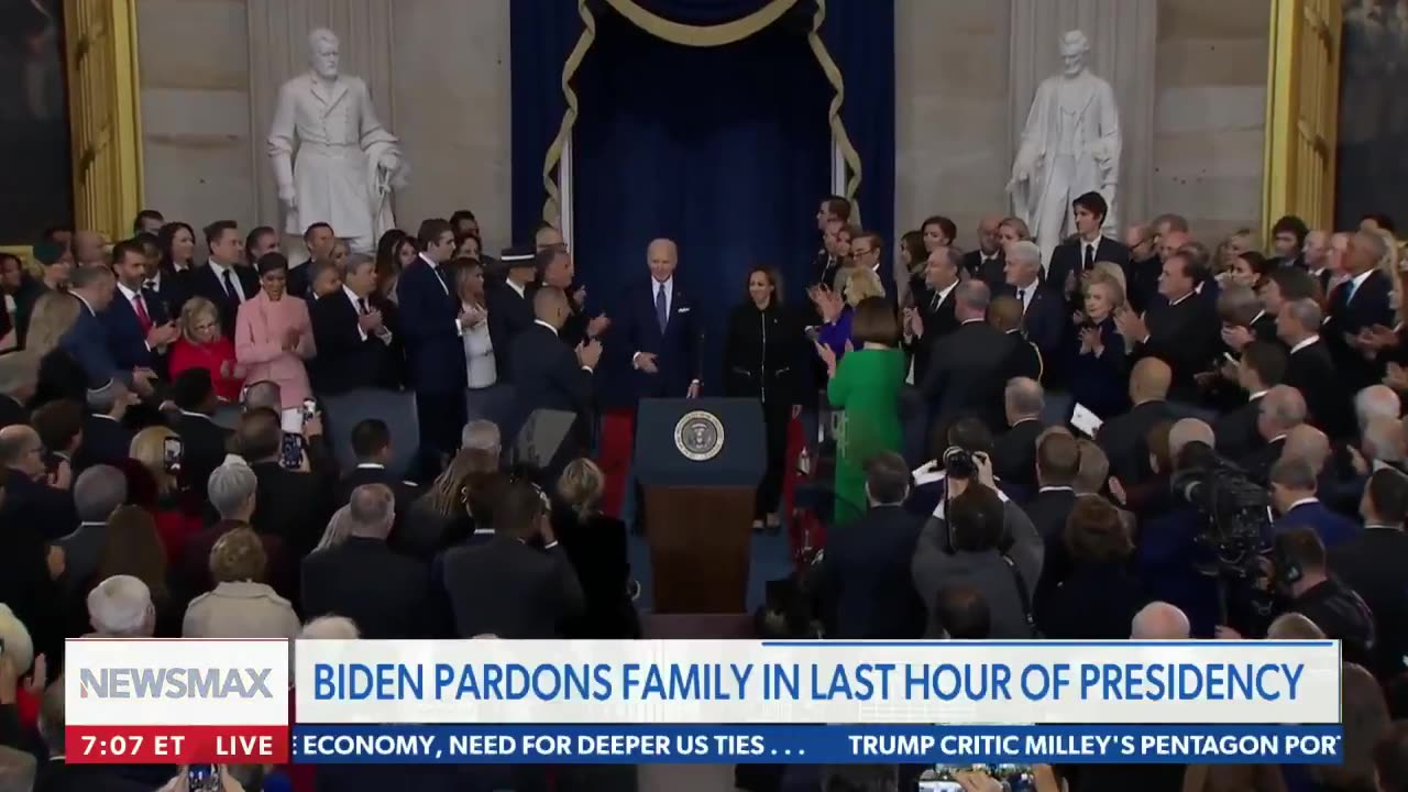 Ex-President Biden's last-hour pardons for members of his family