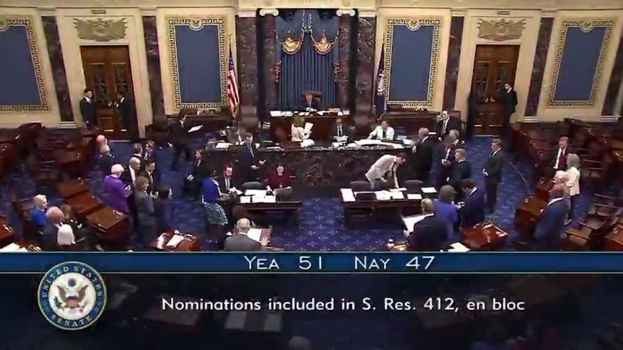 Senate Republicans confirm 107 Trump Nominees as govt shutdown continues