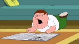 Little Peter Griffin Loves to Read the Paper