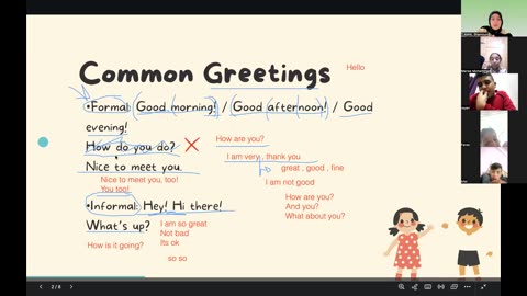 Greetings and Farewells Class (2)