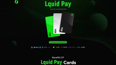 LIQUID PAY - CRYPTO BETAAL OPLOSSING VISA HYBRIDE DEBIT KAART - TOP TEAM ROB BUSER