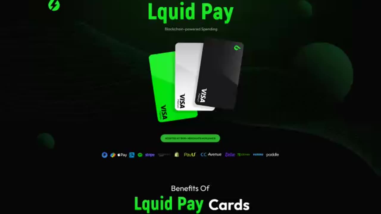 LIQUID PAY - CRYPTO BETAAL OPLOSSING VISA HYBRIDE DEBIT KAART - TOP TEAM ROB BUSER