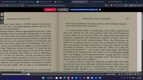 (PART 4) AMERICAN HOLOCAUST: COLUMBUS AND THE CONQUEST OF THE NEW WORLD #columbus #israelites #truth