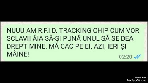 Nu am R.F.I.D. tracking chip și nu-mi pun! Don't have one, don't want one!