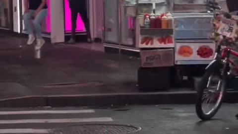 Usual suspect throws his urine at others.