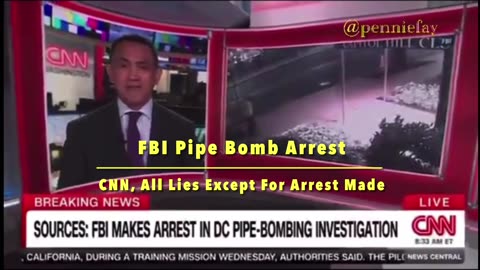 FBI makes arrest in planting of pipe bombs near DNC, RNC night before J6. CNN exclusively reports?