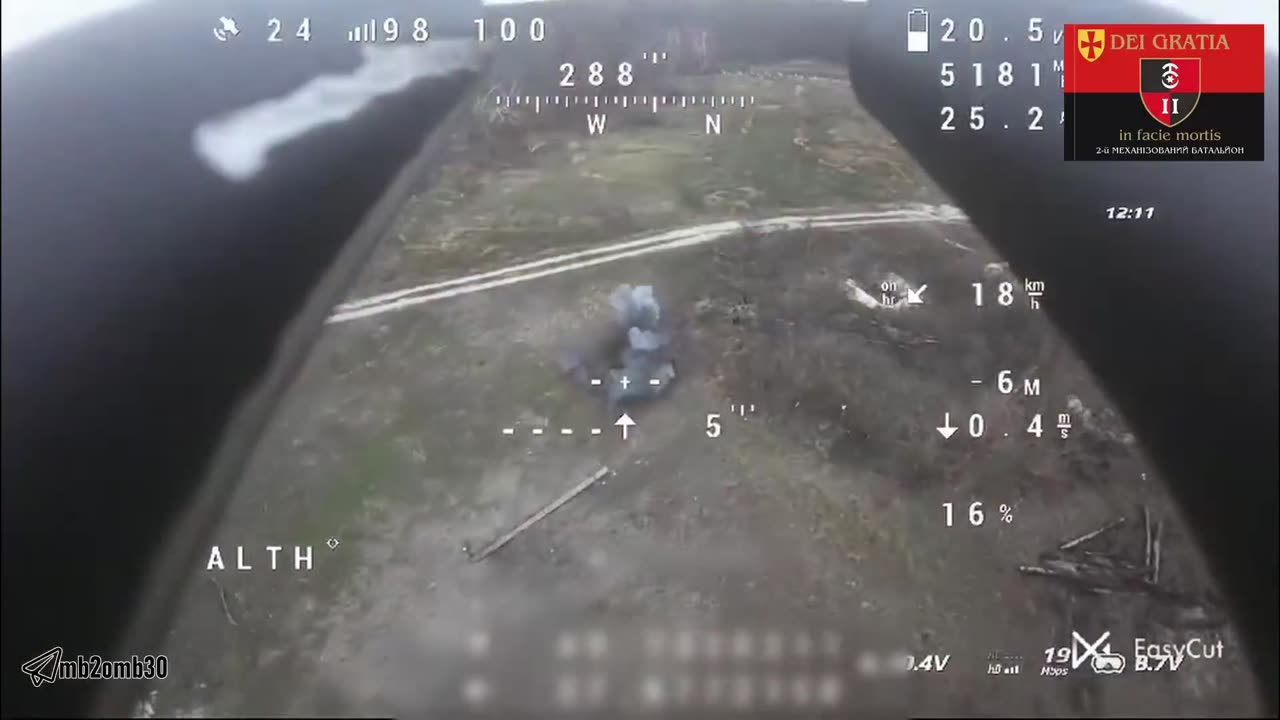 Ukrainian Shotgun Drones Firing on Drones and Infantry