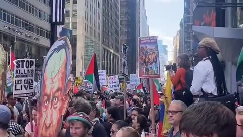 “mass rallies across several U.S. cities in solidarity with Gaza in solidarity with Gaza and in condemnation of Israel’s ongoing genocide in Gaza.”