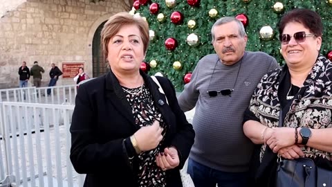 Greek Orthodox Patriarch arrives in Bethlehem on Christmas eve