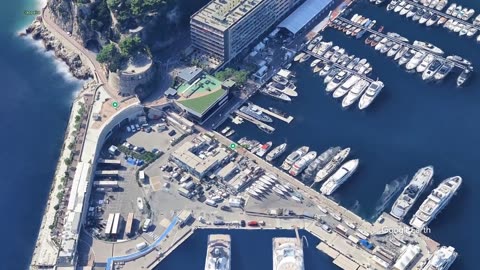 Exploring Port Hercules – A Google Earth Journey Through History and High-Seas Luxury