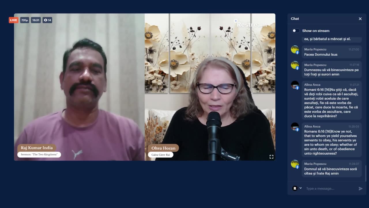 PASTOR RAJ KUMAR -THE TWO KINGDOMS/DOUĂ ÎMPĂRĂȚII- COLOS 1:13-14 ~A FOST LIVE~ 9 OCT, 2025 #predici