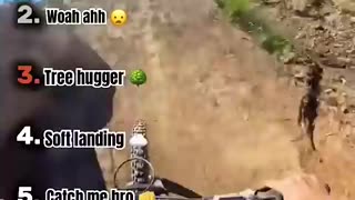 Must Watch: Ranking the scariest POV bike crashes #mtb #bike