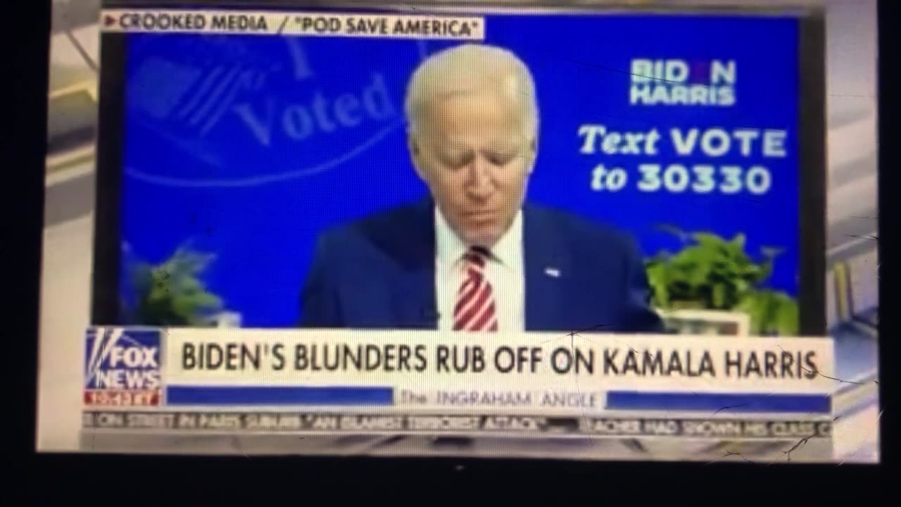 Joe Biden, no gaff. 😳