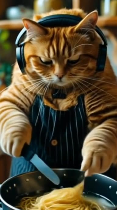 Cat chefcat cute