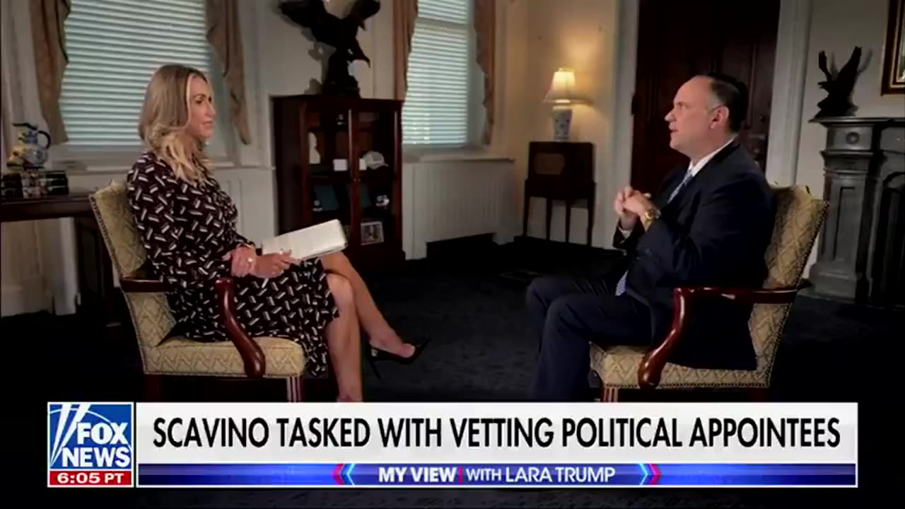FULL LARA TRUMP DAN SCAVINO INTERVIEW - Rare Dan Scavino interview