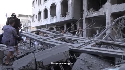 Aftermath of ‘Israeli’ strikes on Yemen's Sanaa