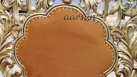 Divine Royal Chair for Bageshwar Dham Guru Ji | Handcrafted Teak Wood Masterpiece by Aarsun